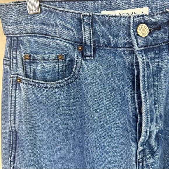 PacSun Eco Bandana Patch High Waisted Baggy Jeans Size 25 - Picture 14 of 15